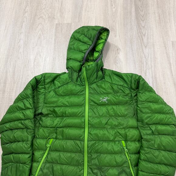 Arc'teryx Cerium LT Puffer Down Hoody Jacket Men's Small Green Kinetic Hooded - Picture 2 of 16